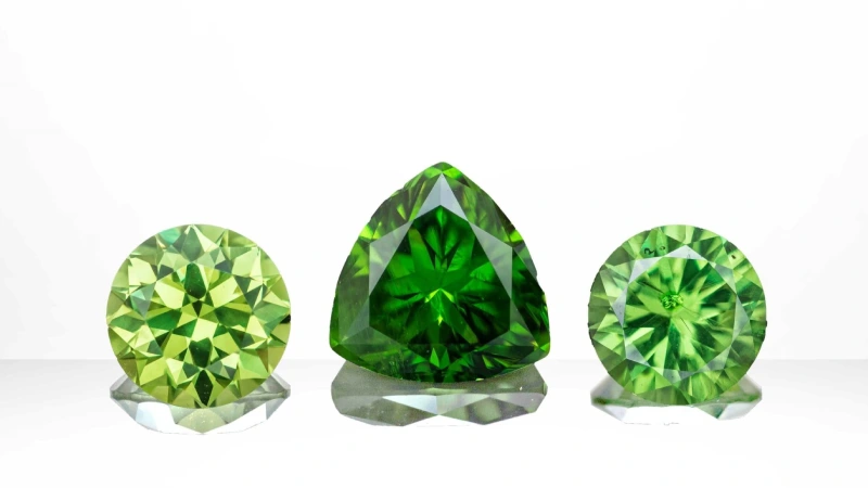 Demantoid garnet